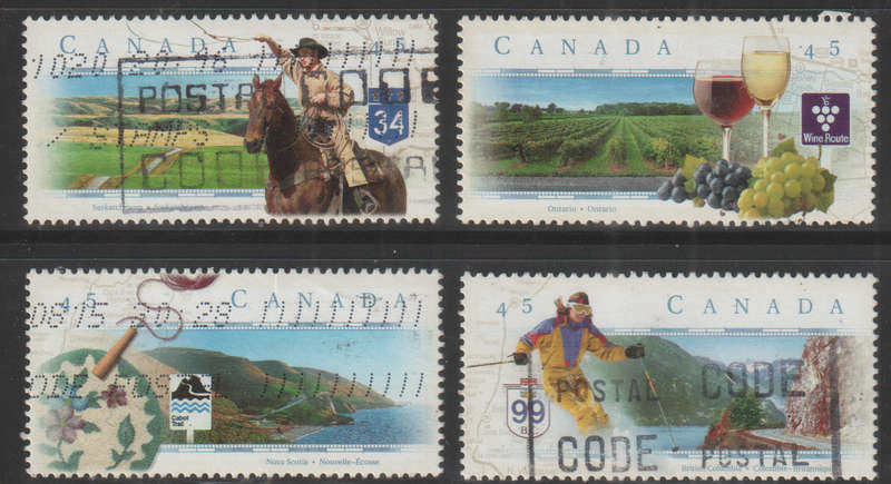 CANADA 1997 Scenic Highways ULH SG 1737-40