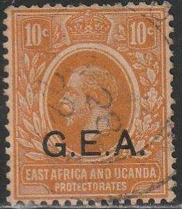 TANGANYIKA 1917 -1921 King George V - British East Africa MM SG 49