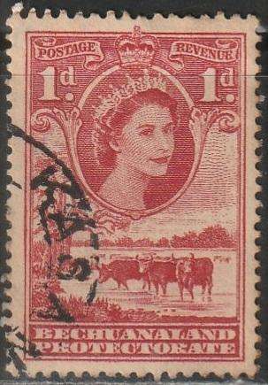 BECHUANALAND 1955 -1958 Queen Elizabeth II ULH SG 144