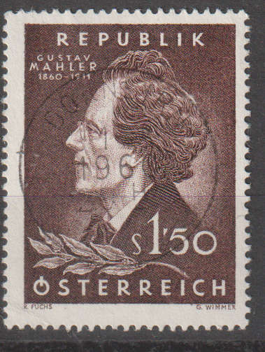 AUSTRIA 1960 100th Anniversary of Gustav Mahler ULH SG 1356
