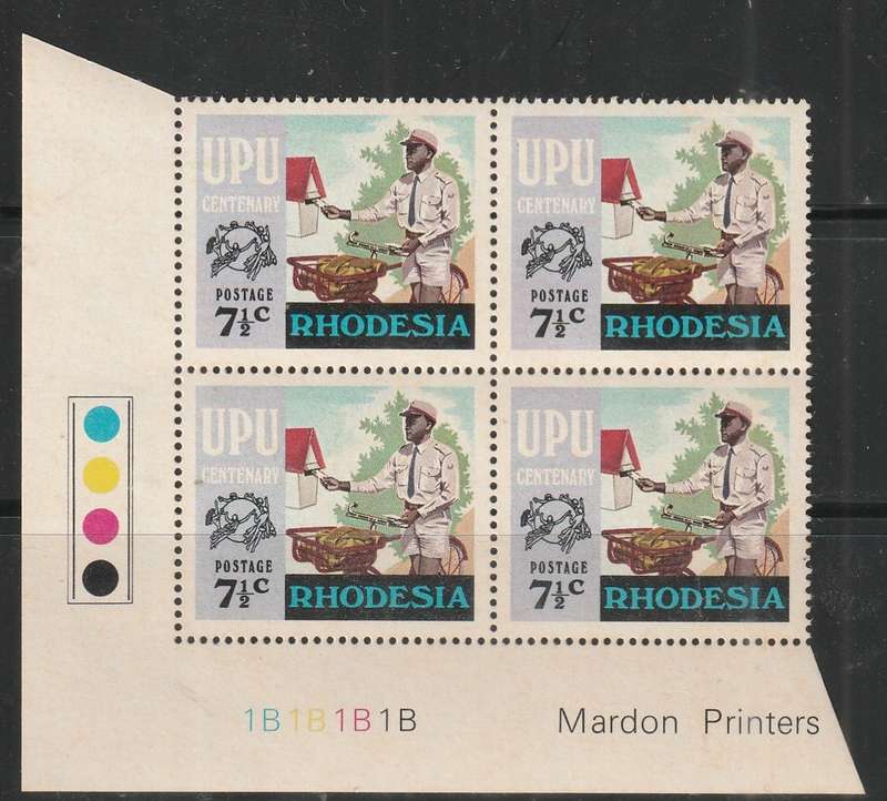 RHODESIA MINI SHEET UMM