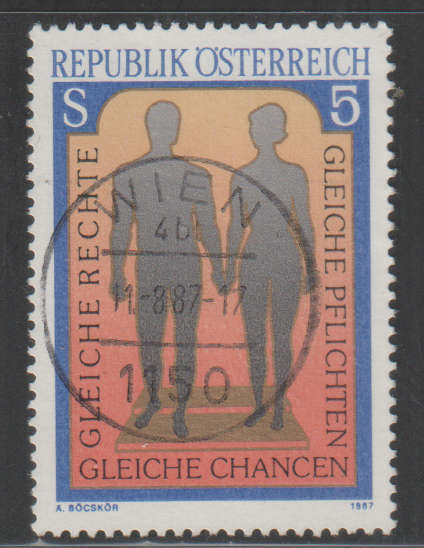 AUSTRIA 1987 Equal Treatment of Men and Women UNH SG 2124