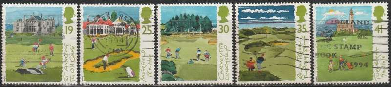 GB 1994 The 250th Anniversary of the Honorable Company of Edinburgh Golfers ULH SG 1829-33