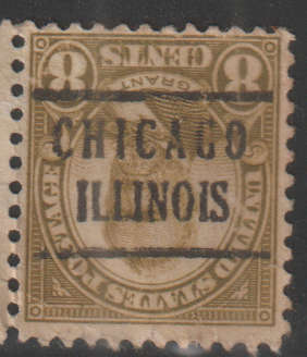 USA PRE CANCEL CHICAGO ILLINOIS