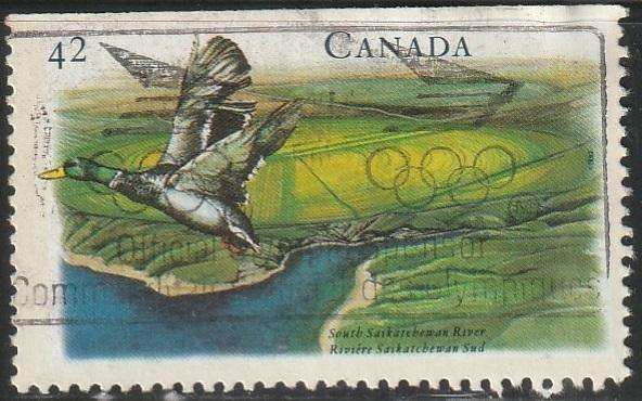 CANADA 1992 Canadian Rivers, Imperforated Top or Bottom ULH SG 1496