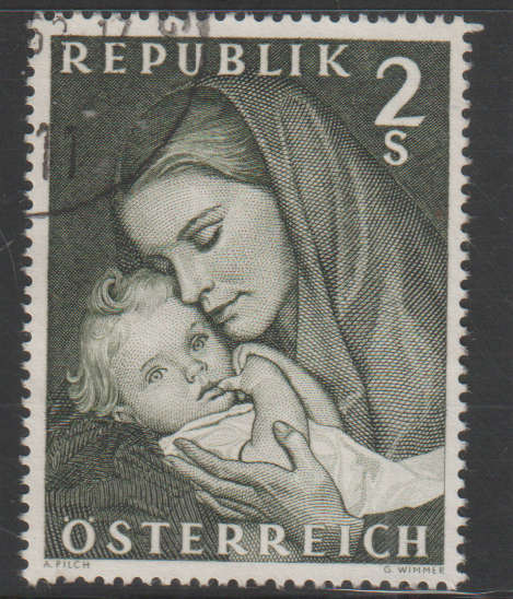 AUSTRIA 1968 Mother's Day 1968 UNH SG 1518