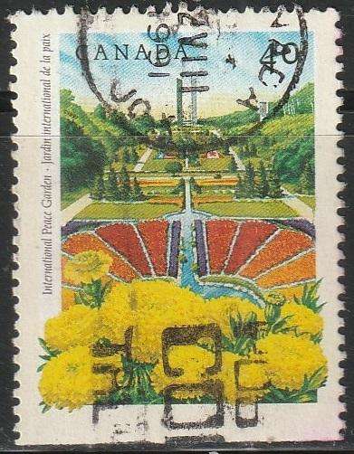CANADA 1991 Public Gardens - Imperforated Top or Bottom ULH SG 1423