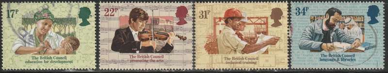 GB 1984 The 50th Anniversary of the British Council ULH SG 1263-6