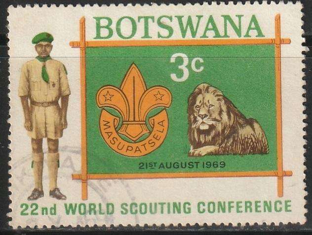 BOTSWANA 1969 The 22nd World Scout Conference, Helsinki ULH SG 253