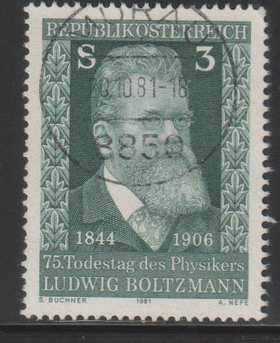 AUSTRIA 1981 The 75th Anniversary of the Death of Ludwig Boltzmann UNH SG 1905