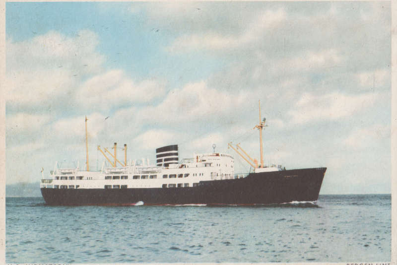 SHIPS OF THE WORLD POST CARDS MS MIDNATSOL