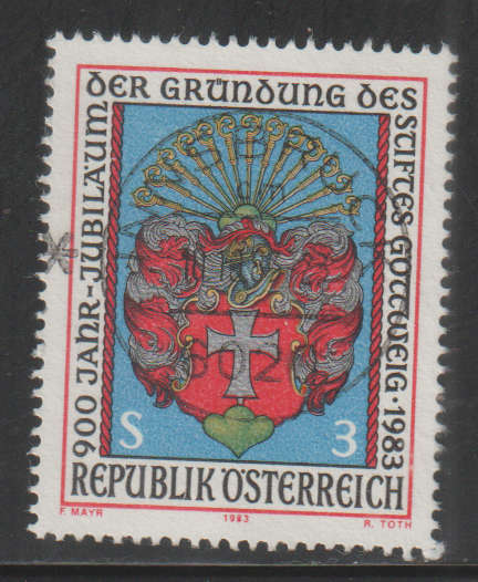 AUSTRIA 1983 The 900th Anniversary of the Foundation of Göttweig Abbey UNH SG 1962