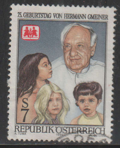 AUSTRIA 1994 The 75th Anniversary of the Birth of Hermann Gmeiner UNH SG 2378