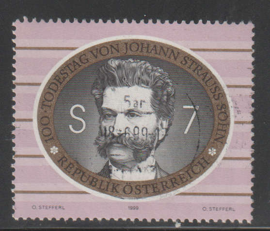 AUSTRIA 1999 The 100th Anniversary of Johann Strauss, the Younger UNH SG 2535