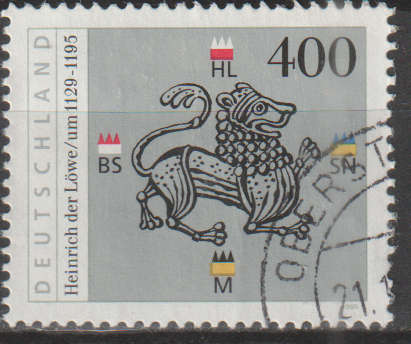 GERMANY 1995 The 800th Anniversary of the Death of Heinrich der Löwe, Duke of Bayern and ULH SG 2650