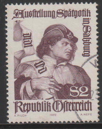 AUSTRIA 1972 Late Gothic Exhibit in Salzburg UNH SG 1643