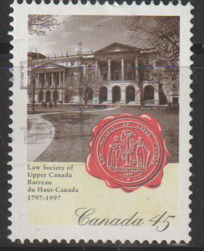 CANADA 1997 The 200th Anniversary of the Law Society of Upper Canada ULH SG 1726
