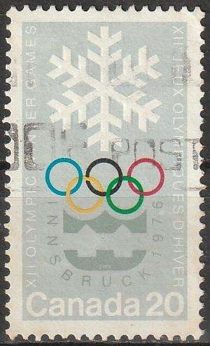 CANADA 1976 Winter Olympic Games - Innsbruck, Austria ULH SG 832