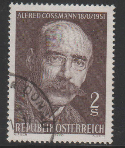 AUSTRIA 1970 The 100th Anniversary of the Birth of Professor Alfred Cossmann UNH SG 1596