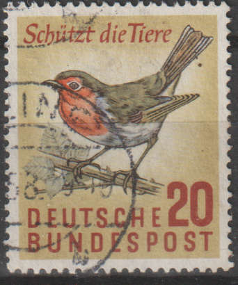 GERMANY 1957 Protection of Nature ULH SG 1194