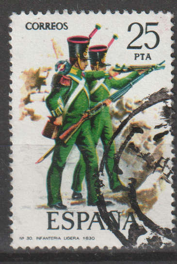 SPAIN 1976 Military Uniforms UNH SG 2414