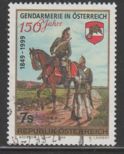 AUSTRIA 1999 The 150th Anniversary of the Austrian Federal Gendarmerie UNH SG 2537