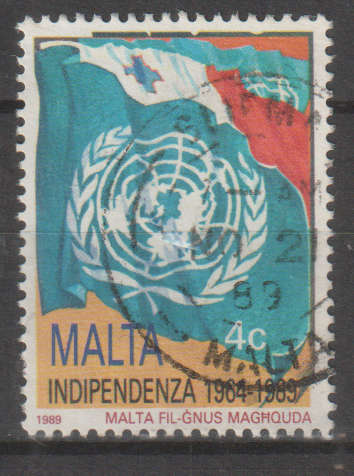 MALTA  1989 The 25th Anniversary of Independence ULH SG 844