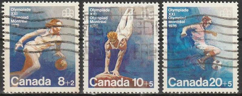 CANADA 1976 Olympic Games - Montreal, Canada ULH SG 829-31
