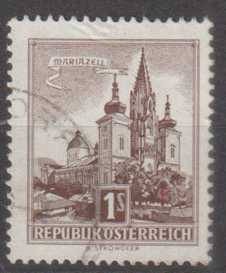 AUSTRIA 1957 Mariazell Church ULH SG 1302