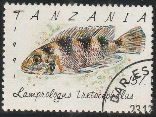 TANZANIA 1991 Fish VFU SG 1137