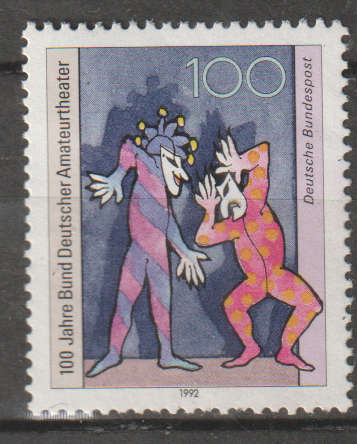 GERMANY 1992 The 100th Anniversary of the German Amateur Theatre ULH SG 2473
