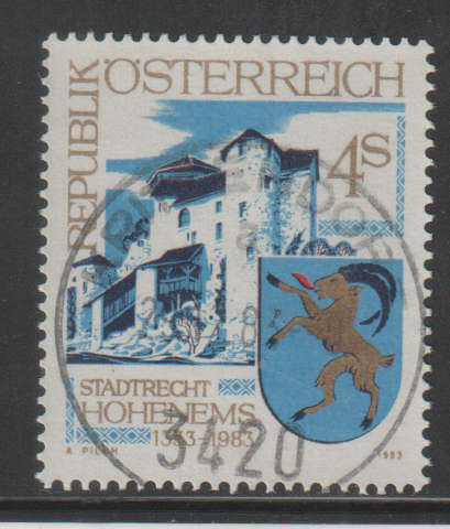 AUSTRIA 1983 The 550th Anniversary of Hohenems UNH SG 1965