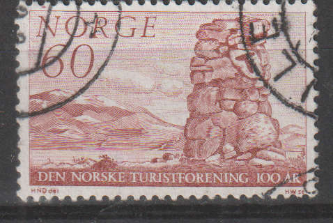NORWAY 1968 The 100th anniversary of the Norwegian tourist association UNH SG 611