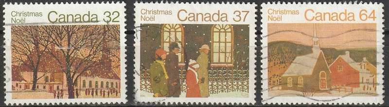 CANADA 1983 Christmas - Churches ULH SG 1111-3