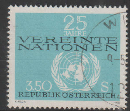 AUSTRIA 1970 The 25th Anniversary of the United Nations UNH SG 1598