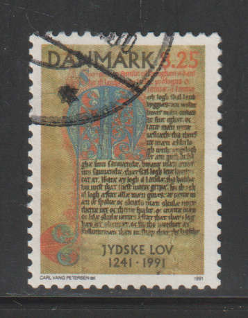 DENMARK 1991 The 750th Anniversary of the Jutland Law ULH SG 955