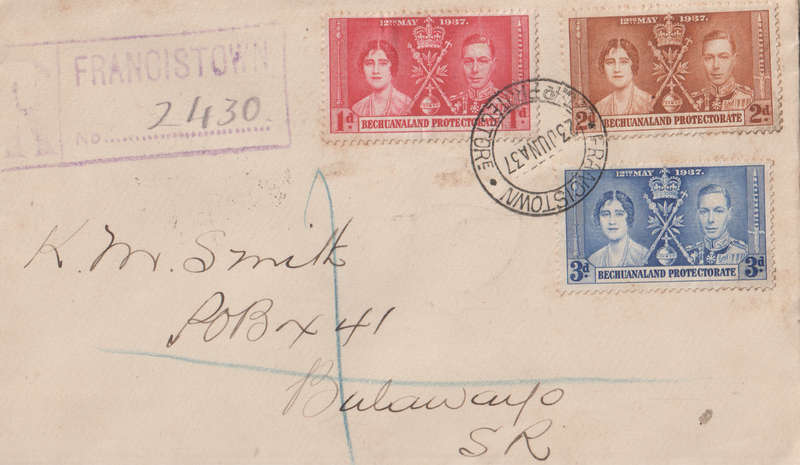 POSTAL HISTORY BECHUANALAND
