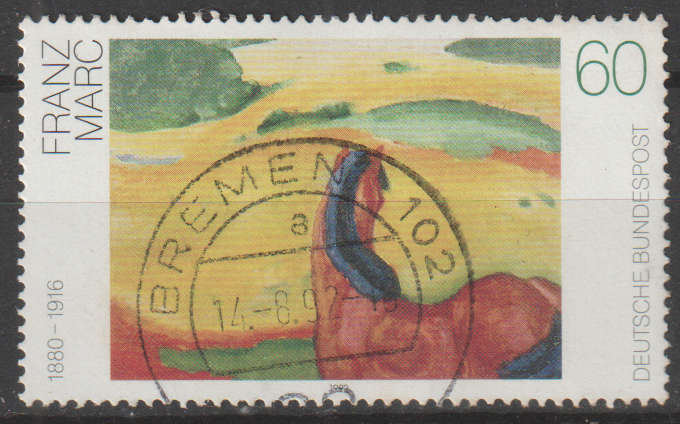 GERMANY 1992 Paintings of the 20th Century ULH SG 2461