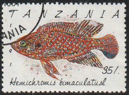 TANZANIA 1991 Fish VFU SG 1139