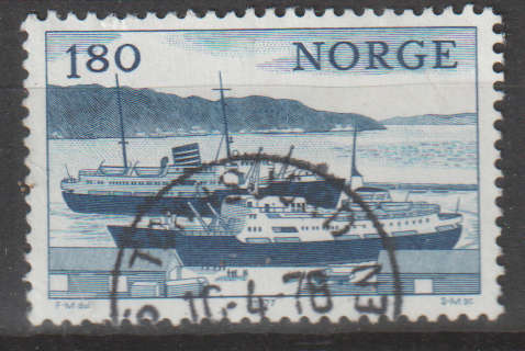 NORWAY 1977 Norwegian coasting trade UNH SG 803