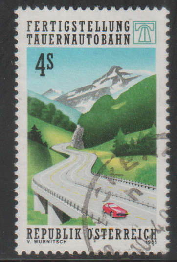 AUSTRIA 1988 Completion of the Tauern Highway UNH SG 2168