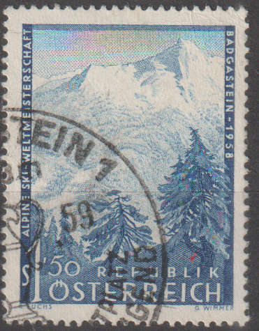 AUSTRIA 1958 Alpine Ski World Championships ULH SG 1328