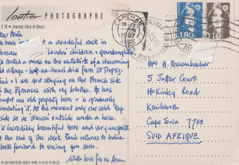 MINT POST CARD