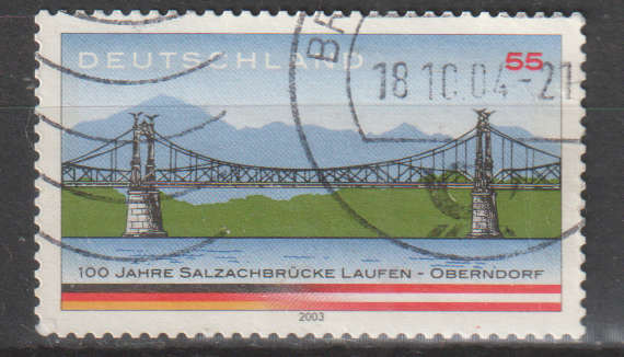 GERMANY 2003 The 100th Anniversary of the Opening of the Salzach-Bridge ULH SG 3224