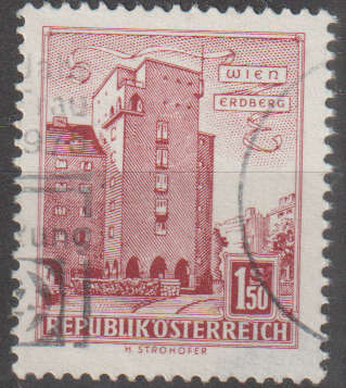 AUSTRIA  1958 Architectural Monuments in Austria ULH SG 1307