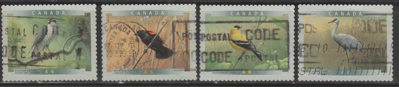 CANADA 1999 Birds ULH SG 1869-72