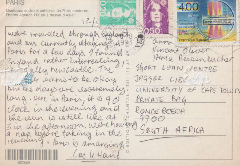 MINT POST CARD