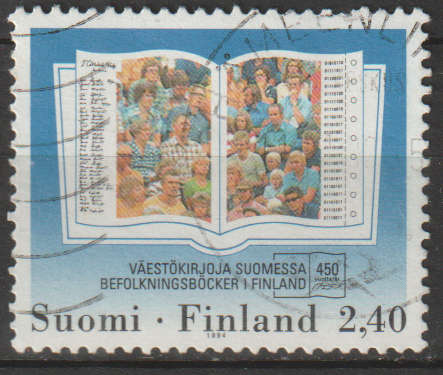 FINLAND 1994 The 450th anniversary of the population registry ULH SG 1368