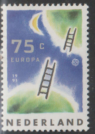 NETHERLANDS 1991 EUROPA Stamps - European Aerospace UMM SG 1619