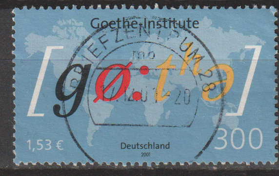 GERMANY 2001 The 50th Anniversary of the Goethe Institute of the German Language ULH SG 3049